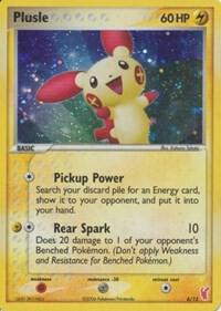 Plusle - 6/12 (PR) Common - Damaged