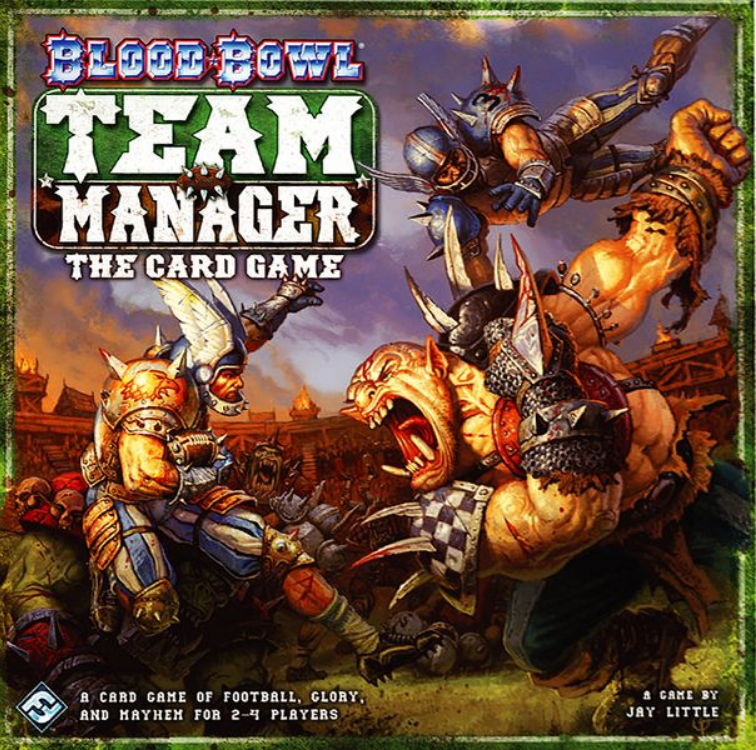 Blood Bowl Team Manager Card Game + Sudden Death Expansion (USED)