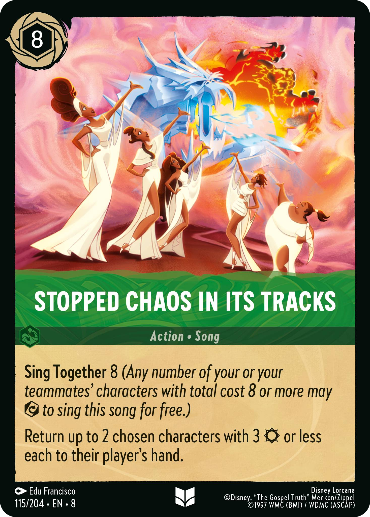 Stopped Chaos in Its tracks (Reign of Jafar - 115/204 ) Uncommon