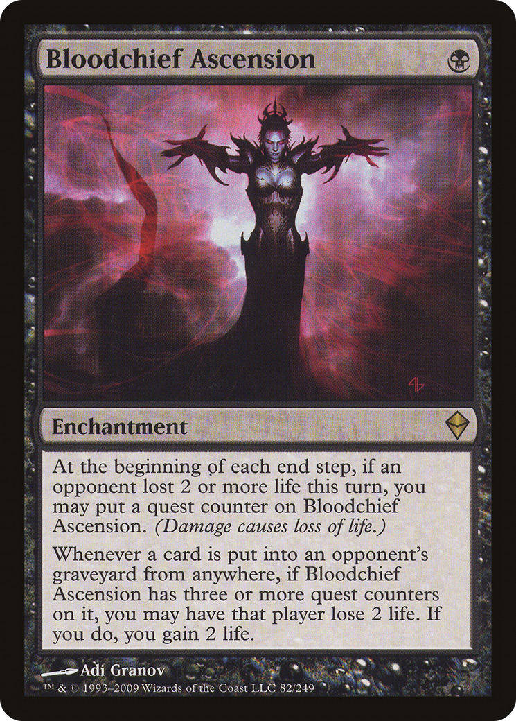 Bloodchief Ascension (ZEN-R-FOIL) Moderate Play