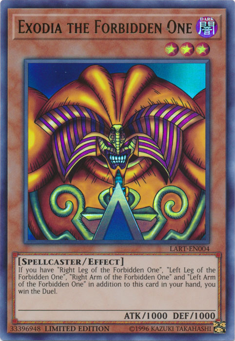 Exodia the Forbidden One (LART-EN004) Ultra Rare - Near Mint Limited