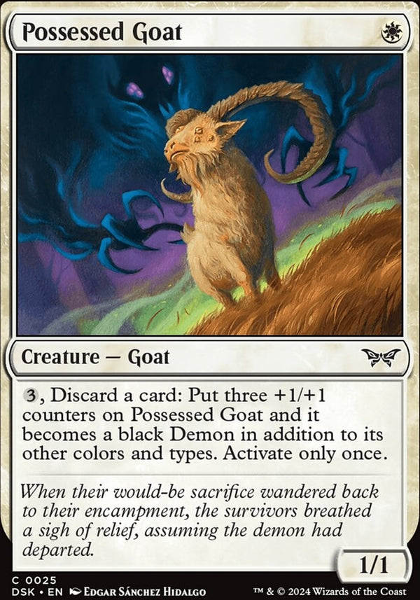 Possessed Goat [#0025] (DSK-C-FOIL)