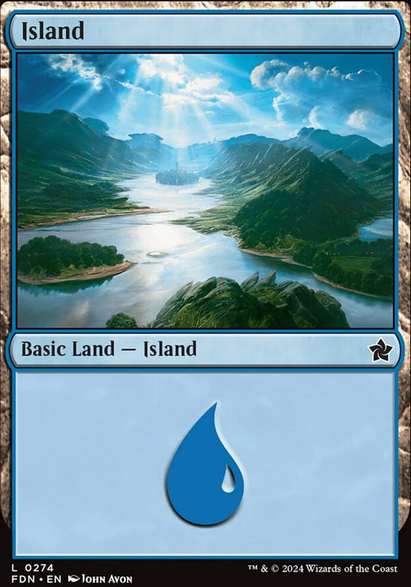 Island [#0274 Full Art] (FDN-C-FOIL)