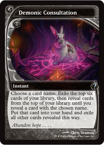 Demonic Consultation [#0181 Future Frame] (MB2-U)