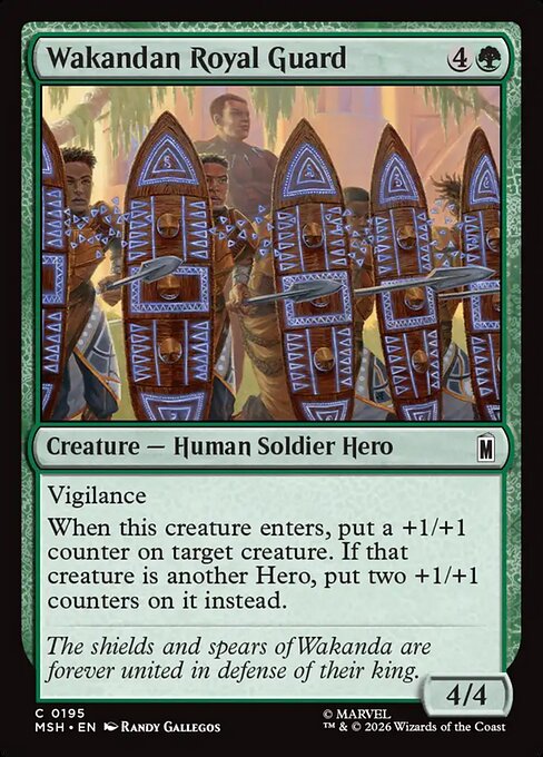 Wakandan Royal Guard [ #0195 ] (MSH-C)