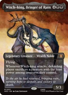 Witch-king, Bringer of Ruin [ #0021 Borderless ] (HOC-M)