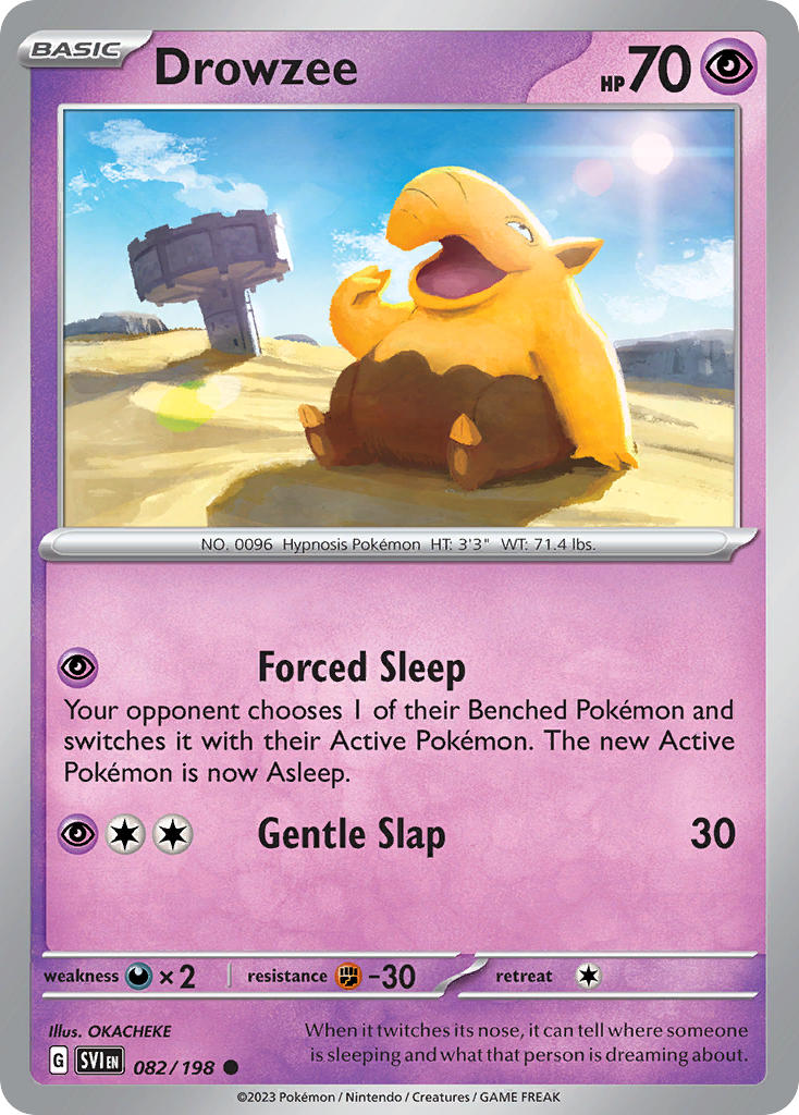 Drowzee - 082/198 (SV1) Common - Near Mint