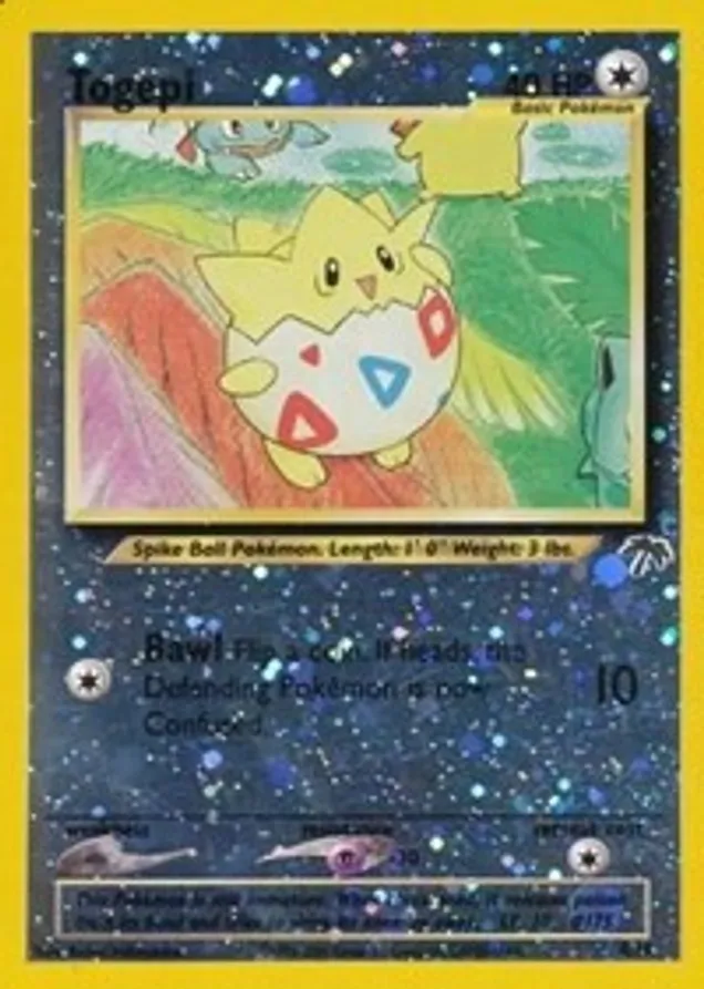 Togepi - 04/18 (SI) Promo - Moderate Play Reverse Holofoil
