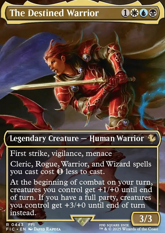 The Destined Warrior [ #0443 Borderless ] (FIC-R)