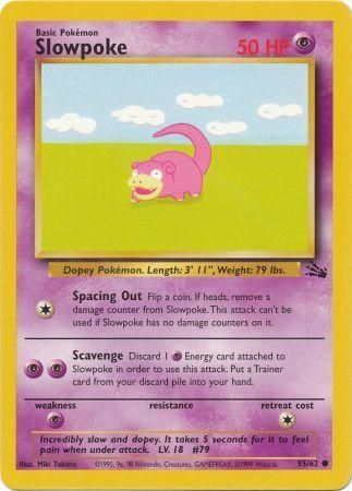 Slowpoke - 55/62 (FO) Common - Near Mint Unlimited