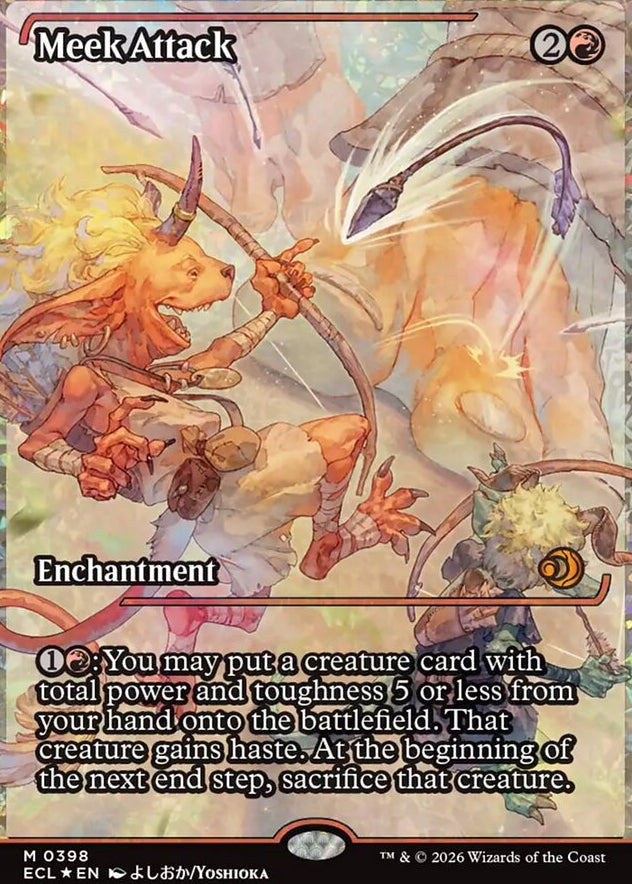 Meek Attack [ #0398 Fracture Foil ] (ECL-M)
