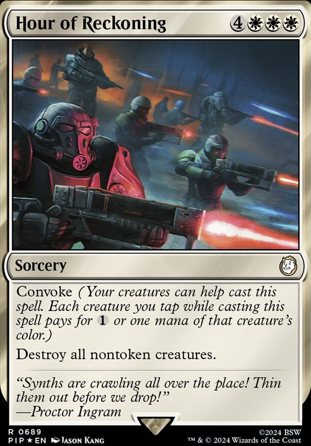 Hour of Reckoning [#0689 Surge Foil] (PIP-R)