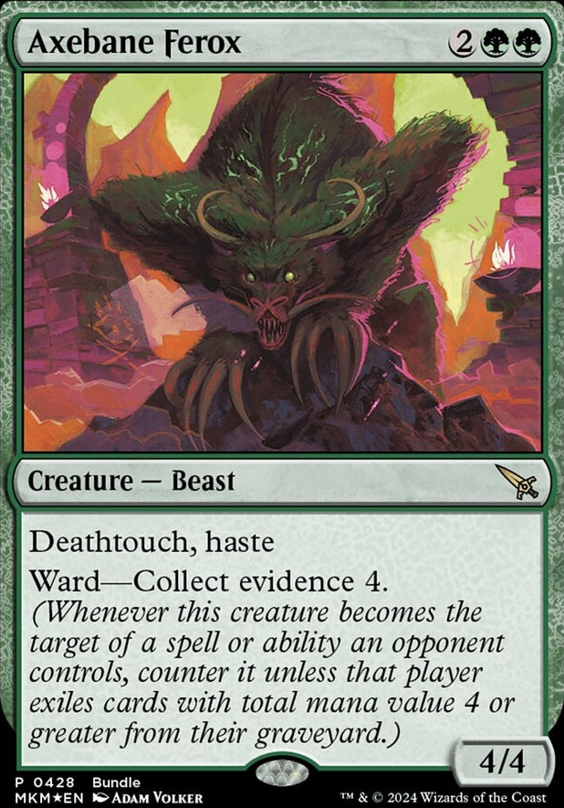 Axebane Ferox [#0428 Bundle Promo] (MKM-R-BUN)