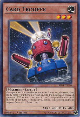 Card Trooper (BP03-EN026) Rare - Near Mint 1st Edition