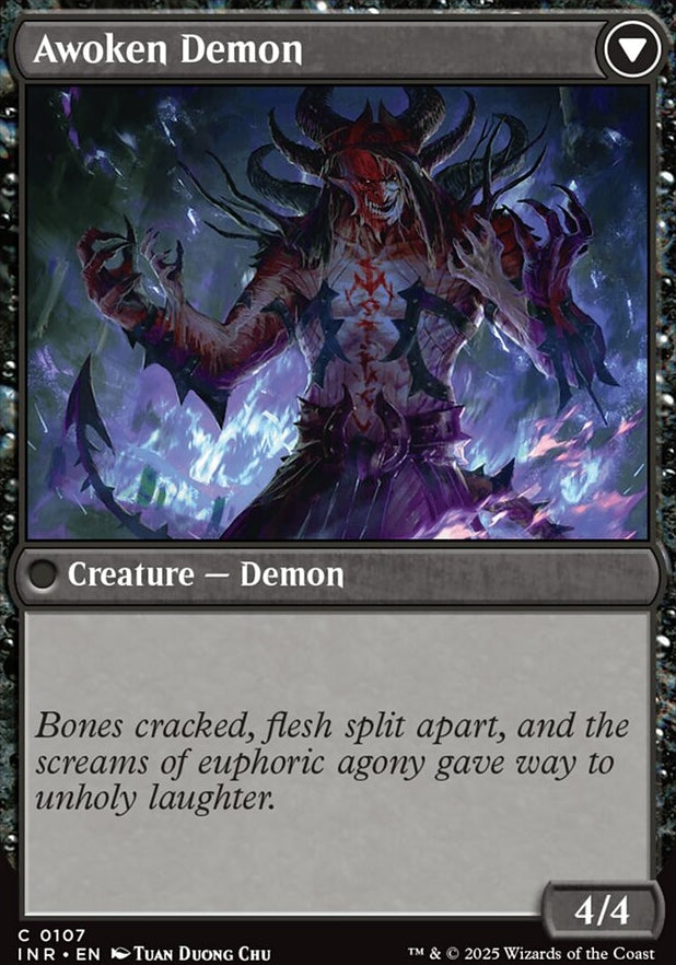 Ecstatic Awakener // Awoken Demon [ #0107 ] (INR-C)