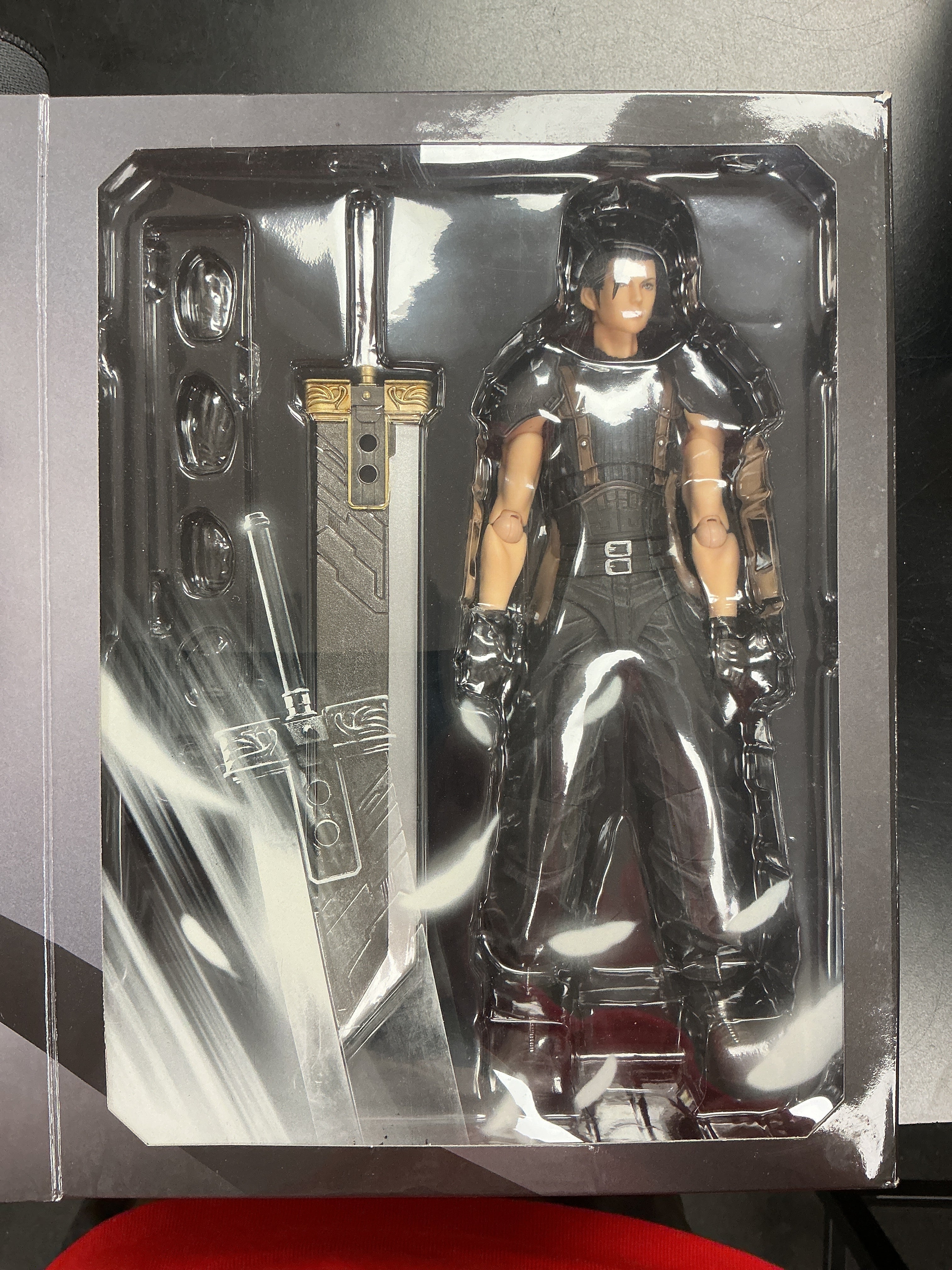 Crisis Core Final Fantasy VII Zack Fair Play Arts Kai AF (USED)