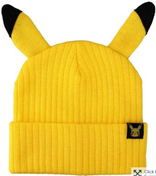 Pokemon Pikachu Cosplay Beanie