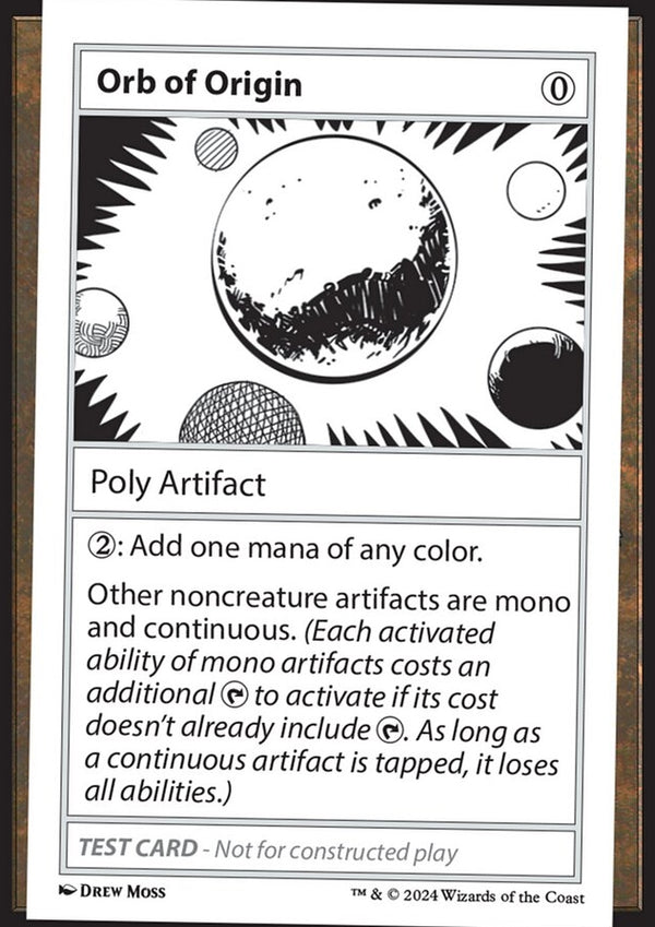 Orb of Origin [#0370 Playtest] (MB2-R)