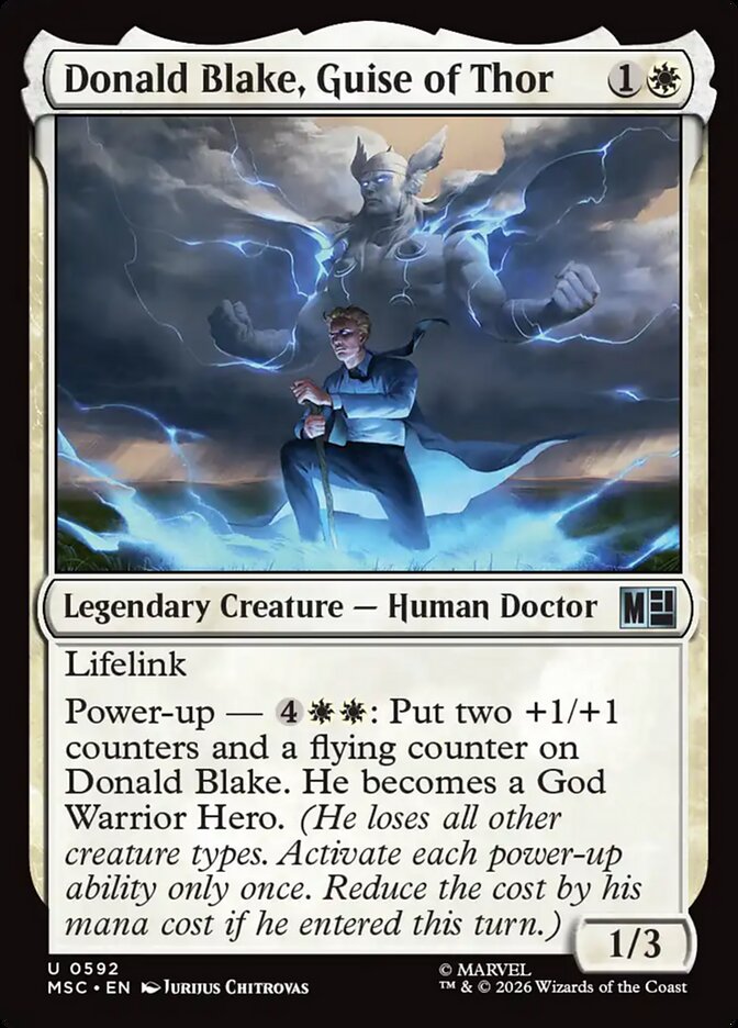 Donald Blake, Guise of Thor [ #0592 ] (MSC-U)