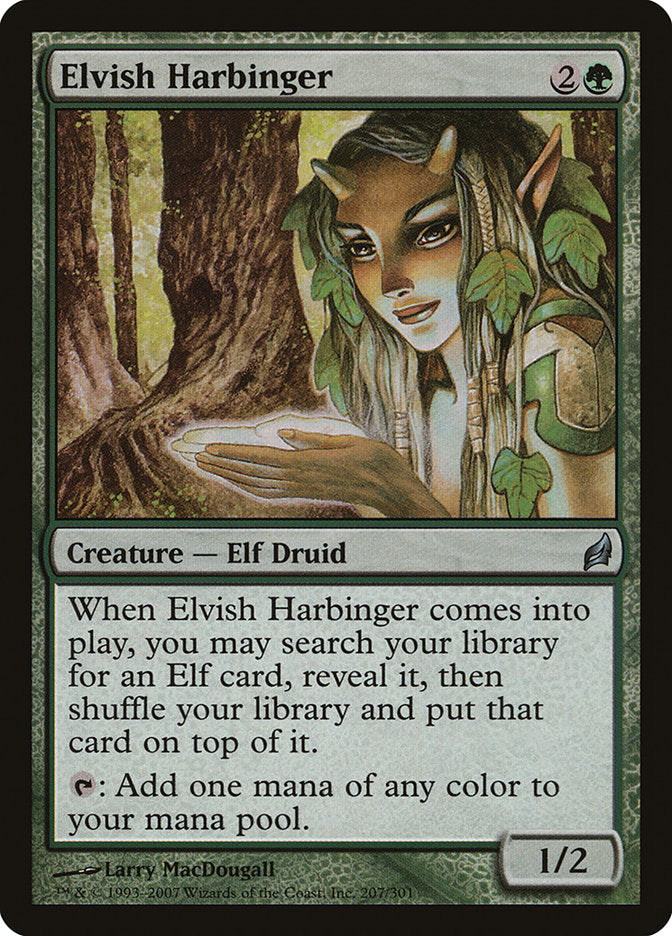 Elvish Harbinger (LRW-U) Light Play