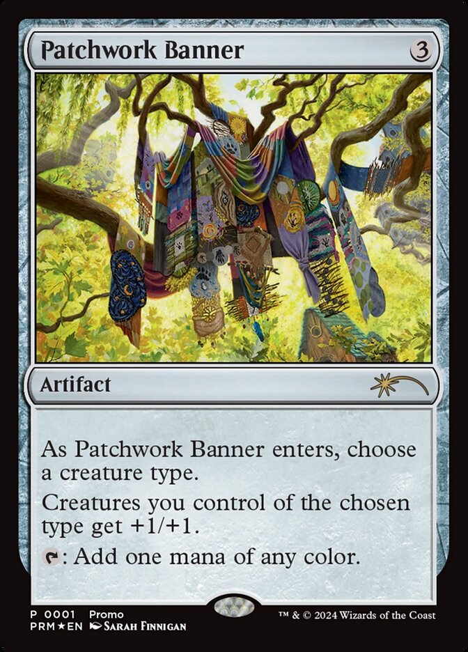 Patchwork Banner [#0001] (PMEI-P-FOIL)