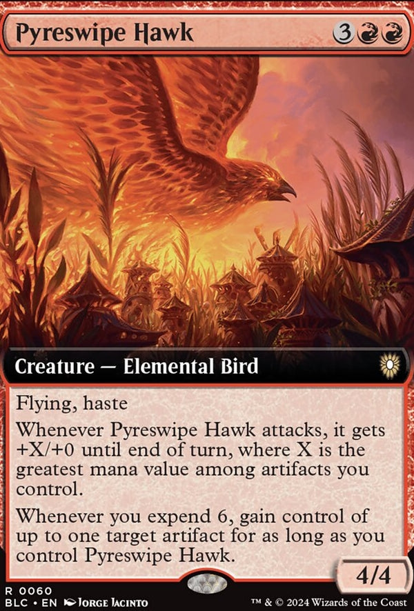 Pyreswipe Hawk [#0060 Extended Art] (BLC-R)