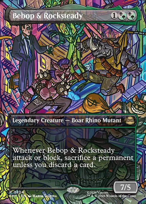 Bebop & Rocksteady [ #0204 Scene Borderless ] (TMT-R)