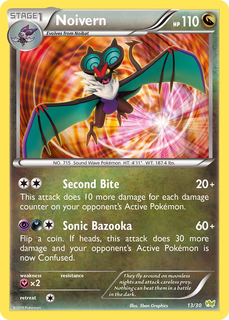 Noivern - 13/30 (TK6N) Common - Near Mint