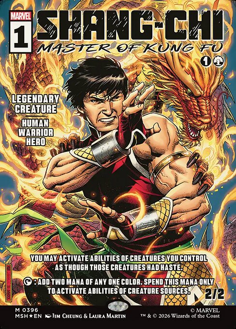 Shang-Chi, Master of Kung Fu [ #0396 Borderless Classic Comic ] (MSH-M)