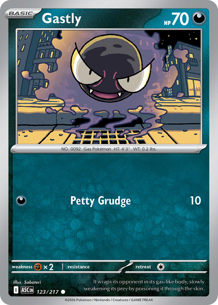 Gastly - 123/217 (ASC) Common