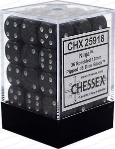 CHX25918: Speckled - 12mm D6 Ninja (36)