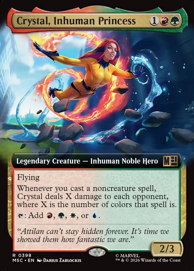 Crystal, Inhuman Princess [ #0398 Extended Art ] (MSC-R)