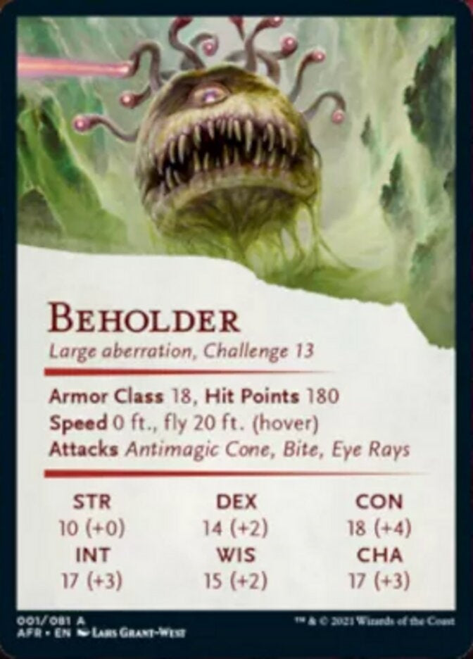 Baleful Beholder (AFR-A-SIGNED)
