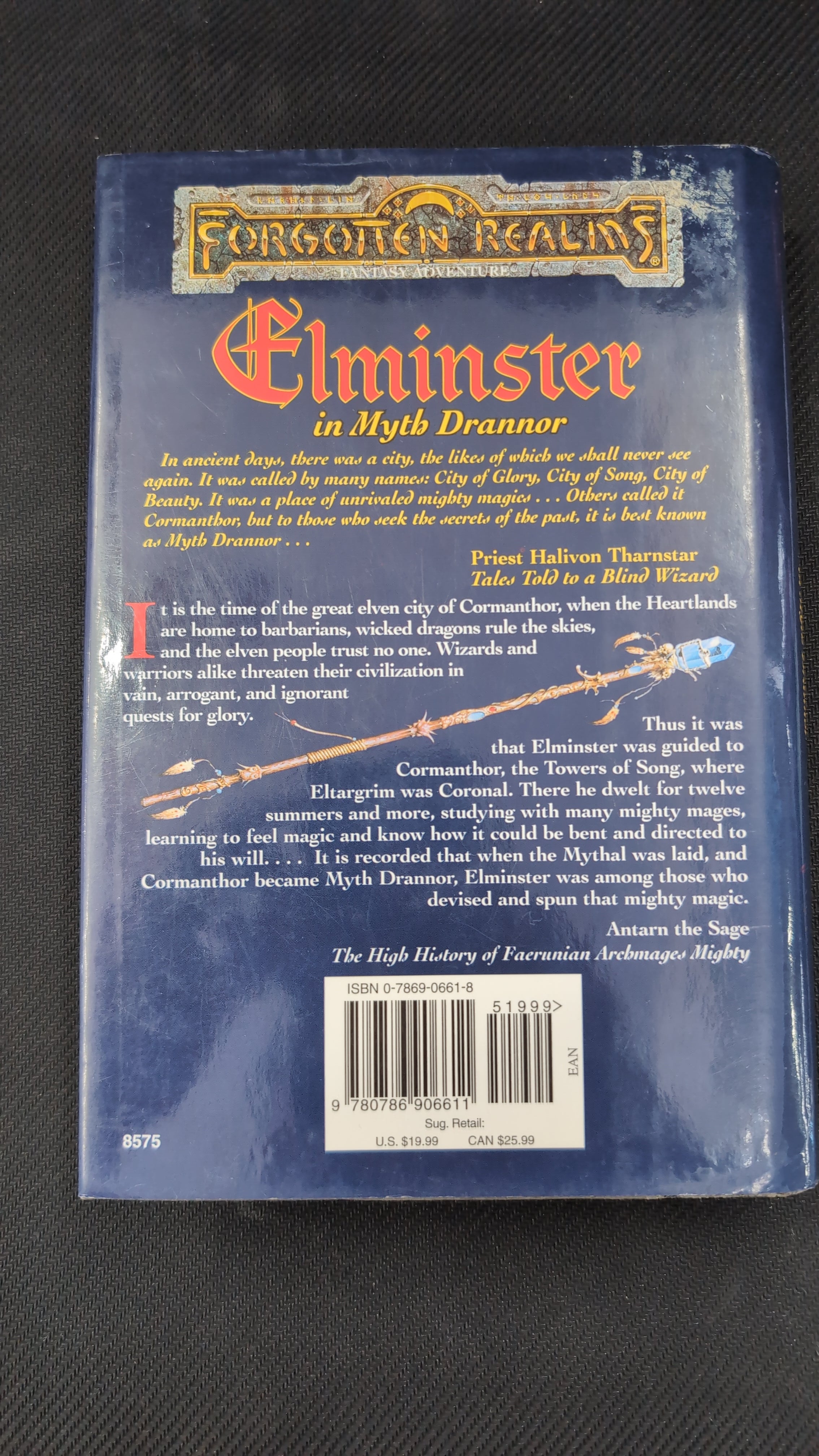 Forgotten Realms: Elminster in Myth Drannor [ Hardcover ] (USED)