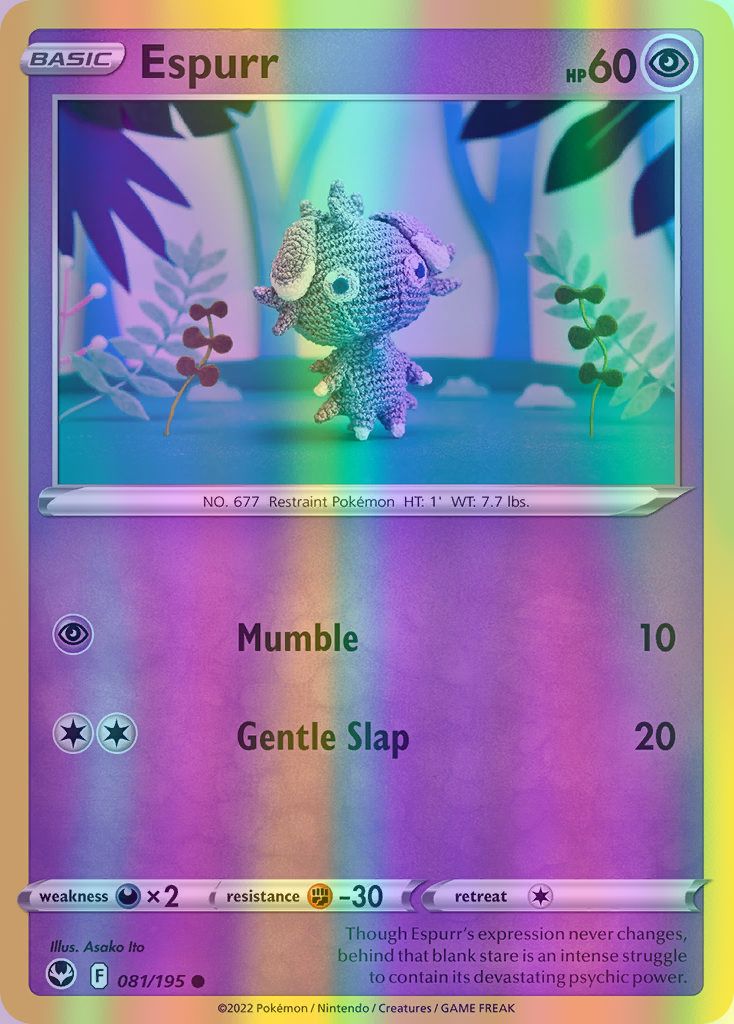 Espurr - 081/195 (SWSH12) Common - Near Mint Reverse Holofoil