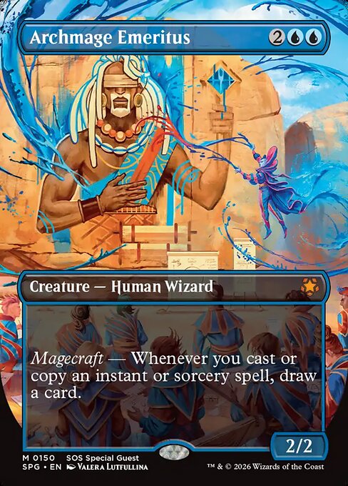 Archmage Emeritus [ #0150 Borderless ] (SPG-M)