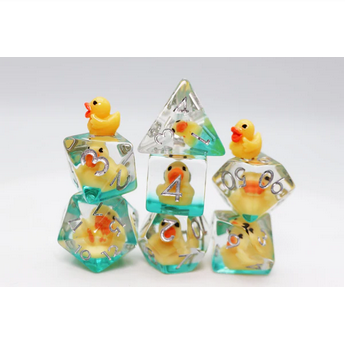 Rubber Duckie RPG Dice Set