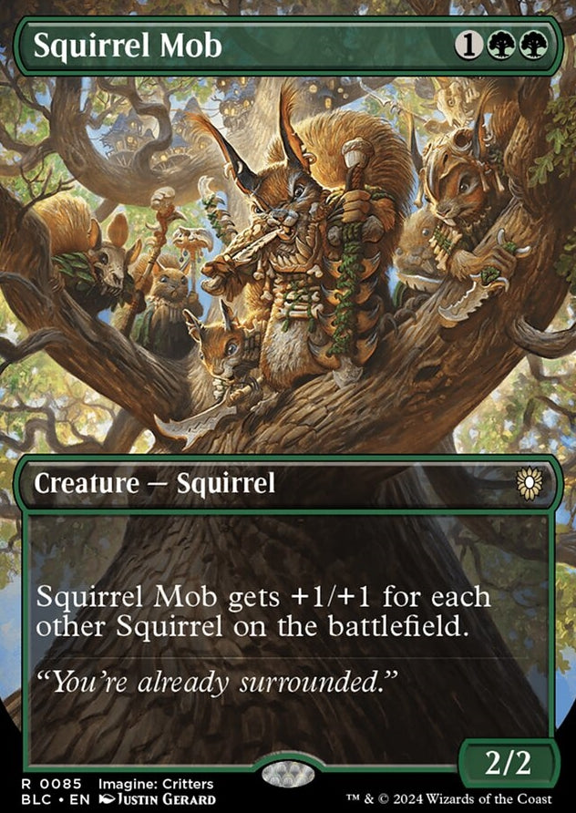 Squirrel Mob [#0085 Borderless] (BLC-R-FOIL)
