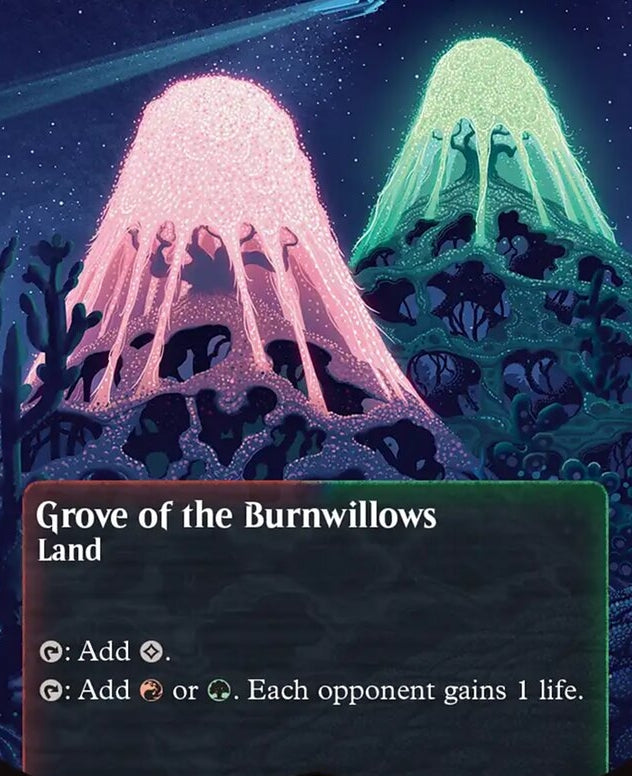 Grove of the Burnwillows [ #0152 Galaxy Foil Poster Stellar Sights ] (EOS-M)