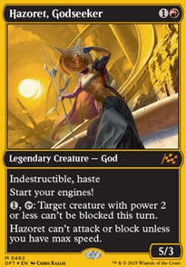 Hazoret, Godseeker [ #0462 First Place Foil ] (DFT-M)