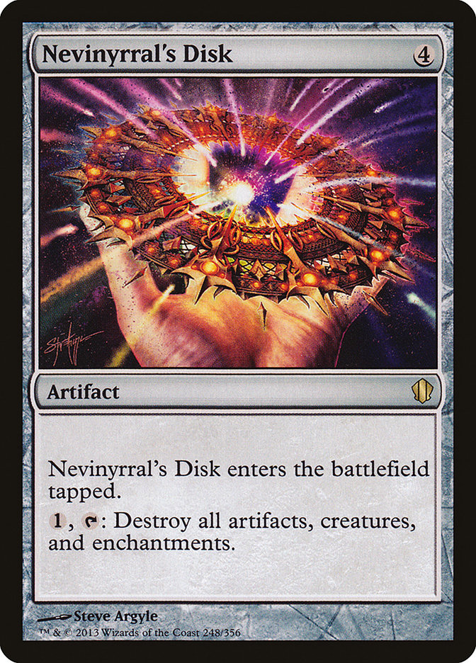 Nevinyrral's Disk (C13-R) Moderate Play