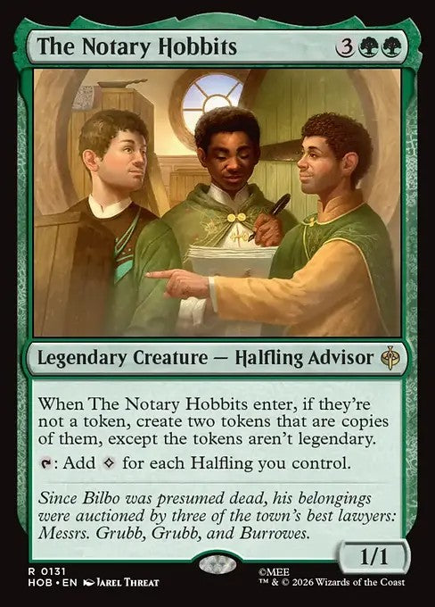 The Notary Hobbits [ #0131 ] (HOB-R)