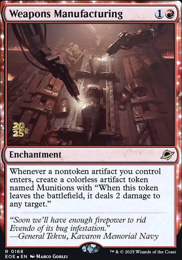 Weapons Manufacturing [ #0168 ] (EOE-R)