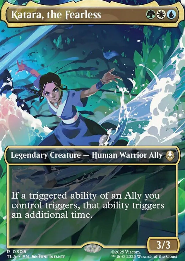 Katara, the Fearless [ #0305 Borderless ] (TLA-R)