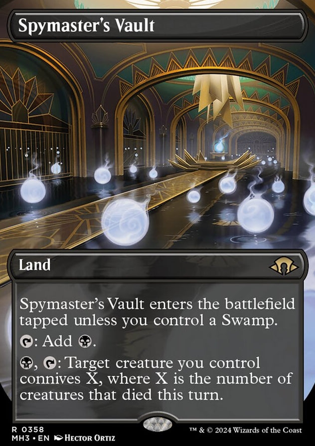 Spymaster's Vault [#0358 Borderless] (MH3-R-FOIL)