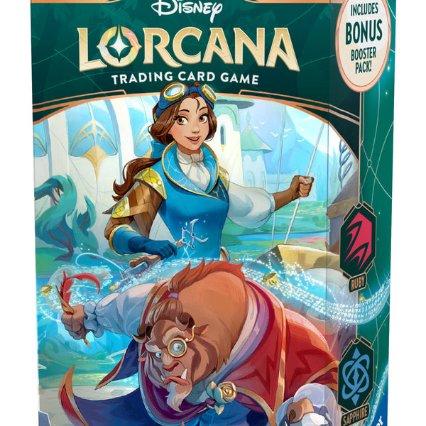 Lorcana TCG: Set 7 Archazia's Island - Starter Deck: Ruby / Sapphire Lorcana TCG: Set 7 Archazia's Island - Starter Deck: Ruby / Sapphire