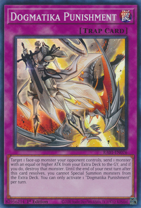 Dogmatika Punishment (RA01-EN076) Secret Rare - Near Mint 1st Edition