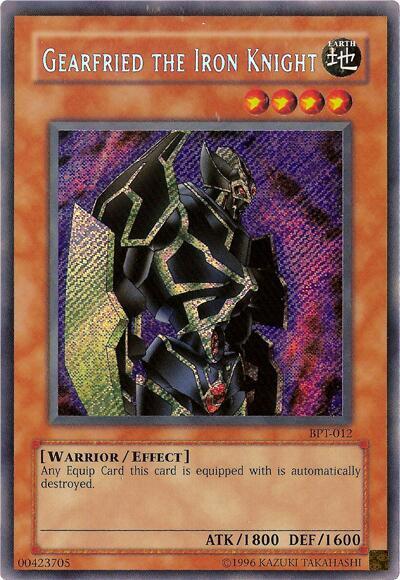 Gearfried the Iron Knight (BPT-012) Secret Rare Light Play Unlimited