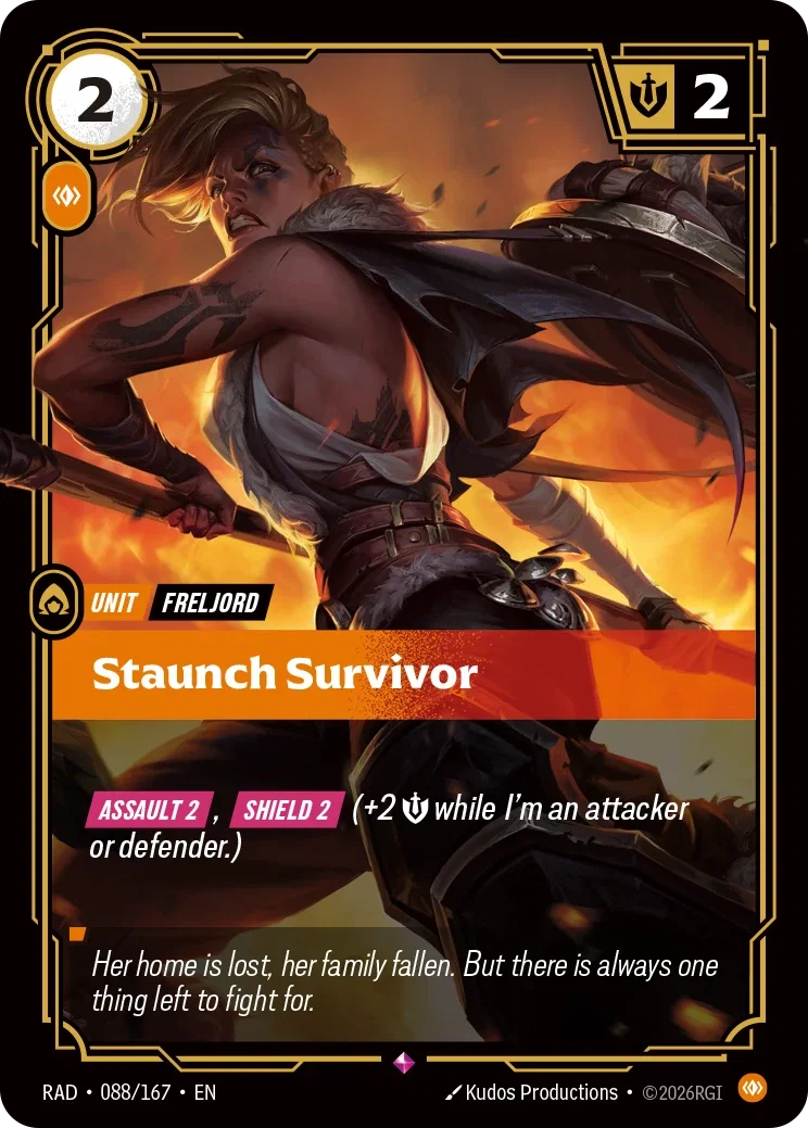 Staunch Survivor - 088/167 (RAD) Rare