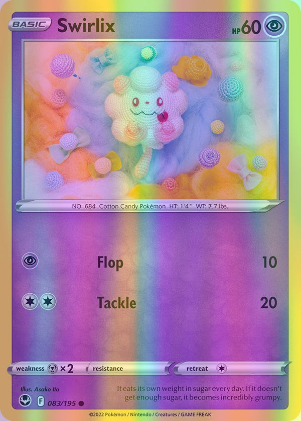 Swirlix - 083/195 (SWSH12) Common - Near Mint Reverse Holofoil